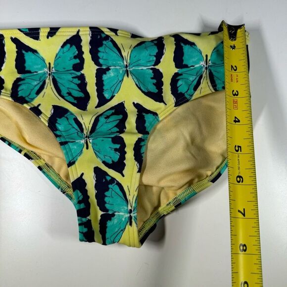 Lands End Kids Two-Piece Tankini Butterflies and Ruffles Girls Size 10S EUC - Picture 12 of 14